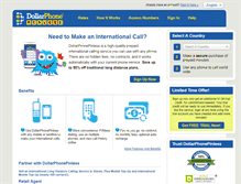 Tablet Screenshot of dollarphonepinless.com